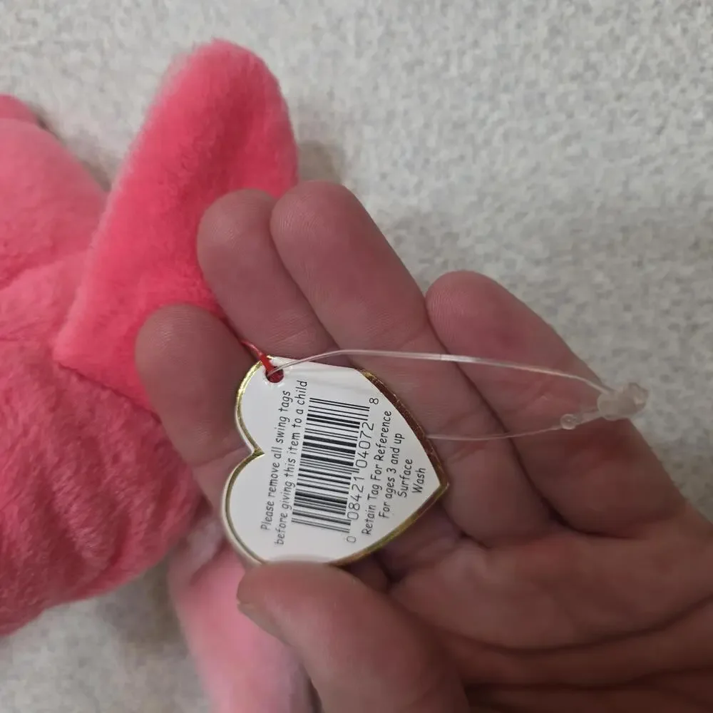 Ty Beanie Babies Pinky Flamingo